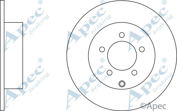 APEC BRAKING Jarrulevy DSK2639